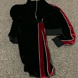 W.E.I.V Los Angeles Velour Tracksuit sz XL